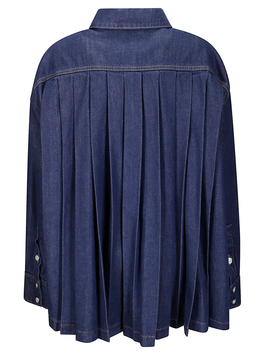 Pleated Shirt Jacket