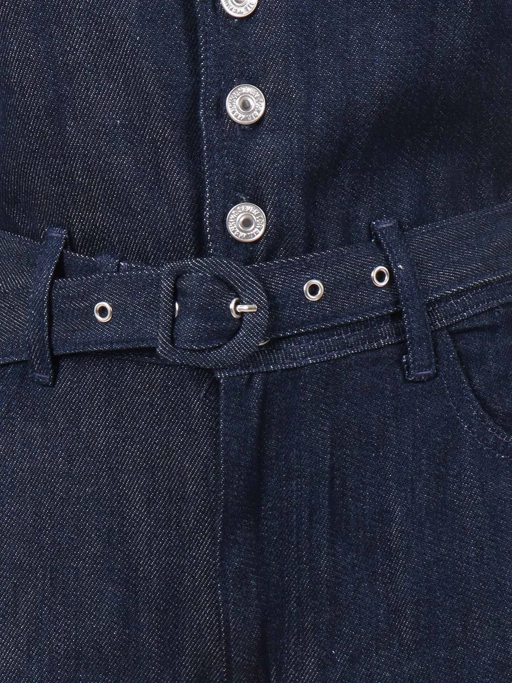 Sleeveless Denim Jumpsuit