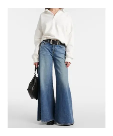 Willow Mid-Rise Wide-Leg Jeans
