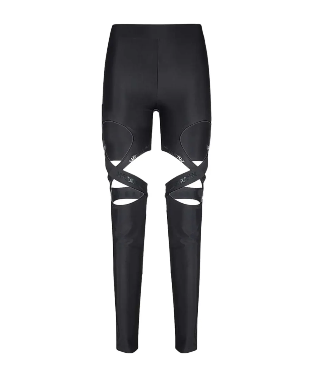Cut-Out Strap Leggings