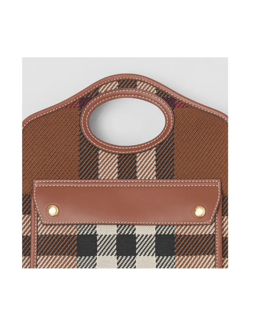 Check Patterned Shoulder Bag