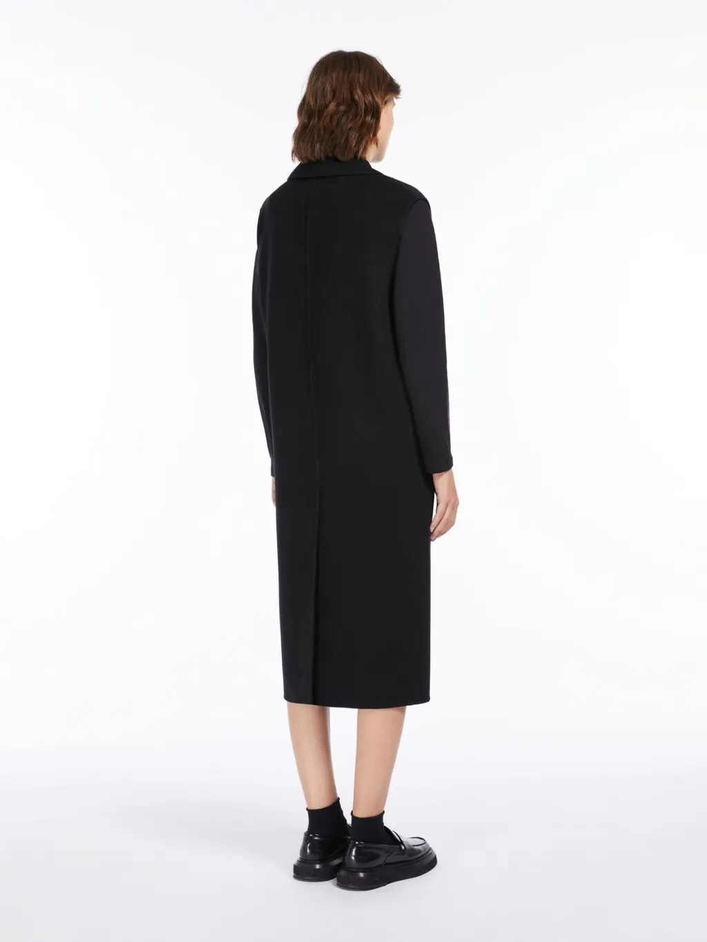 Double-Breasted Wool Long Vest