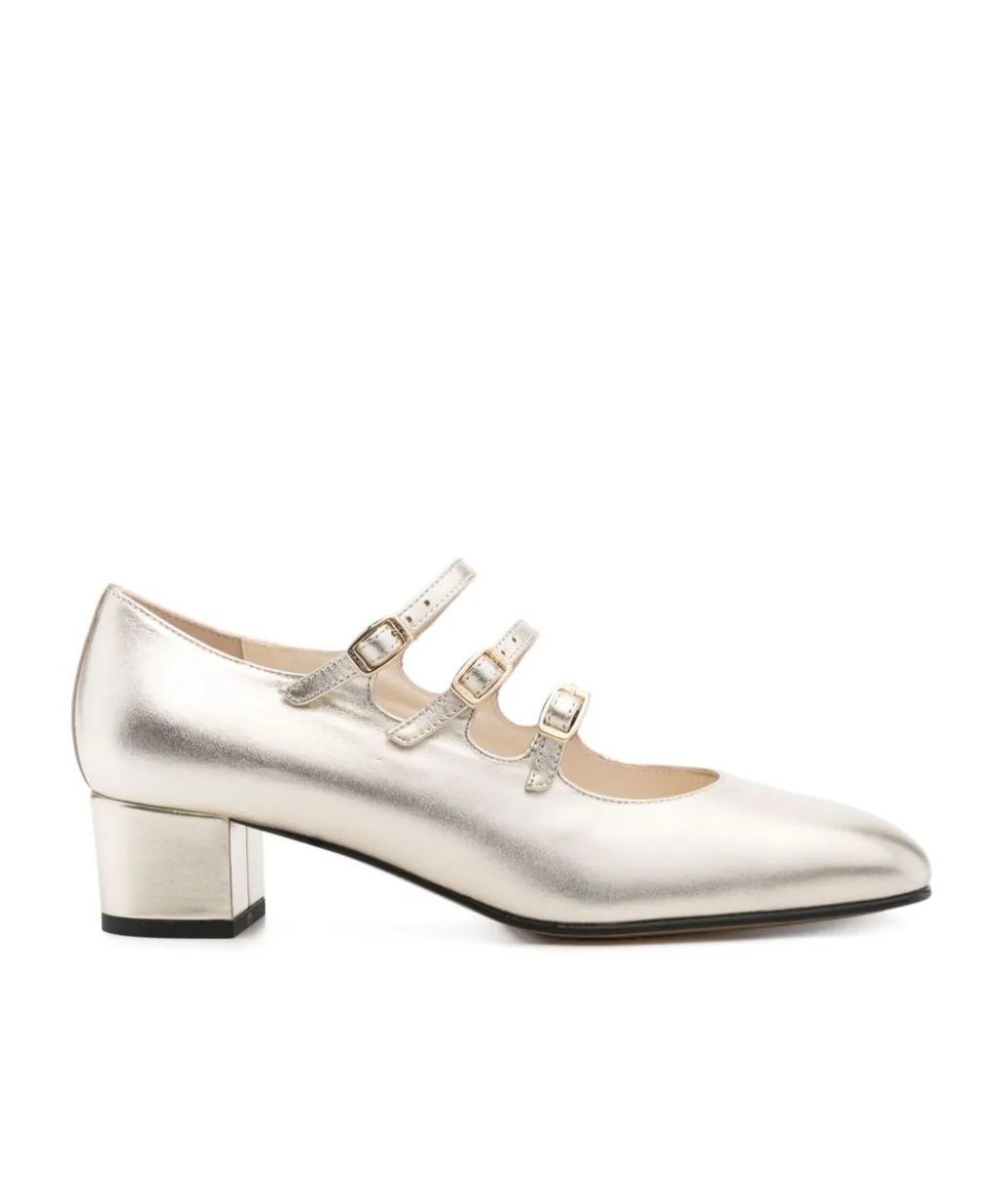 High-Heeled Mary Jane Shoes