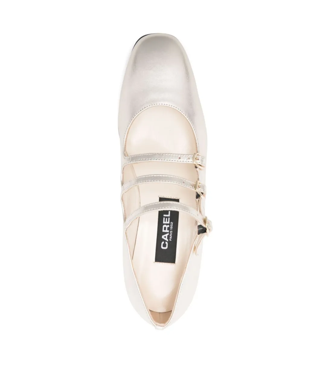 High-Heeled Mary Jane Shoes