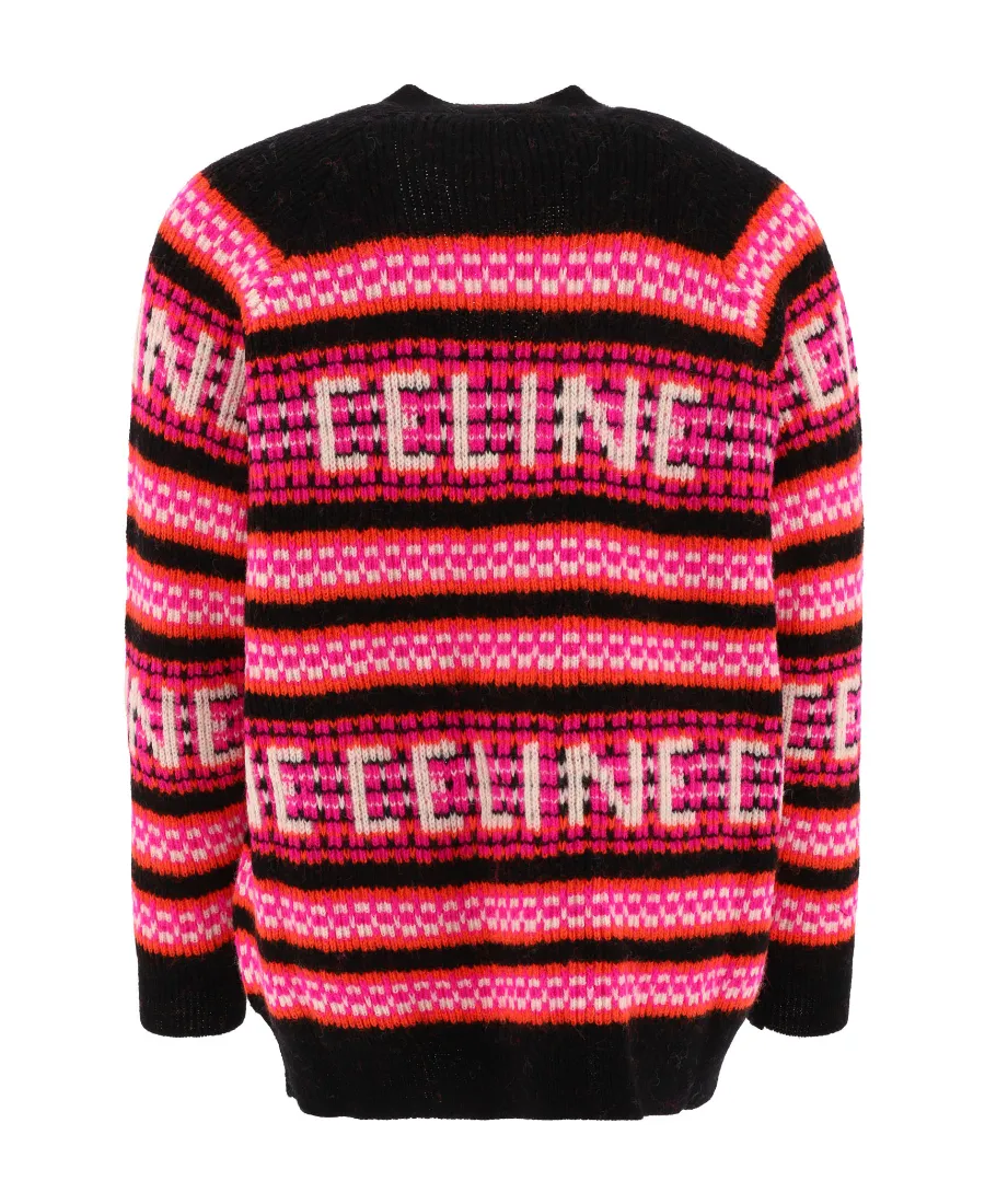 Cardigan In Ski Jacquard Wool