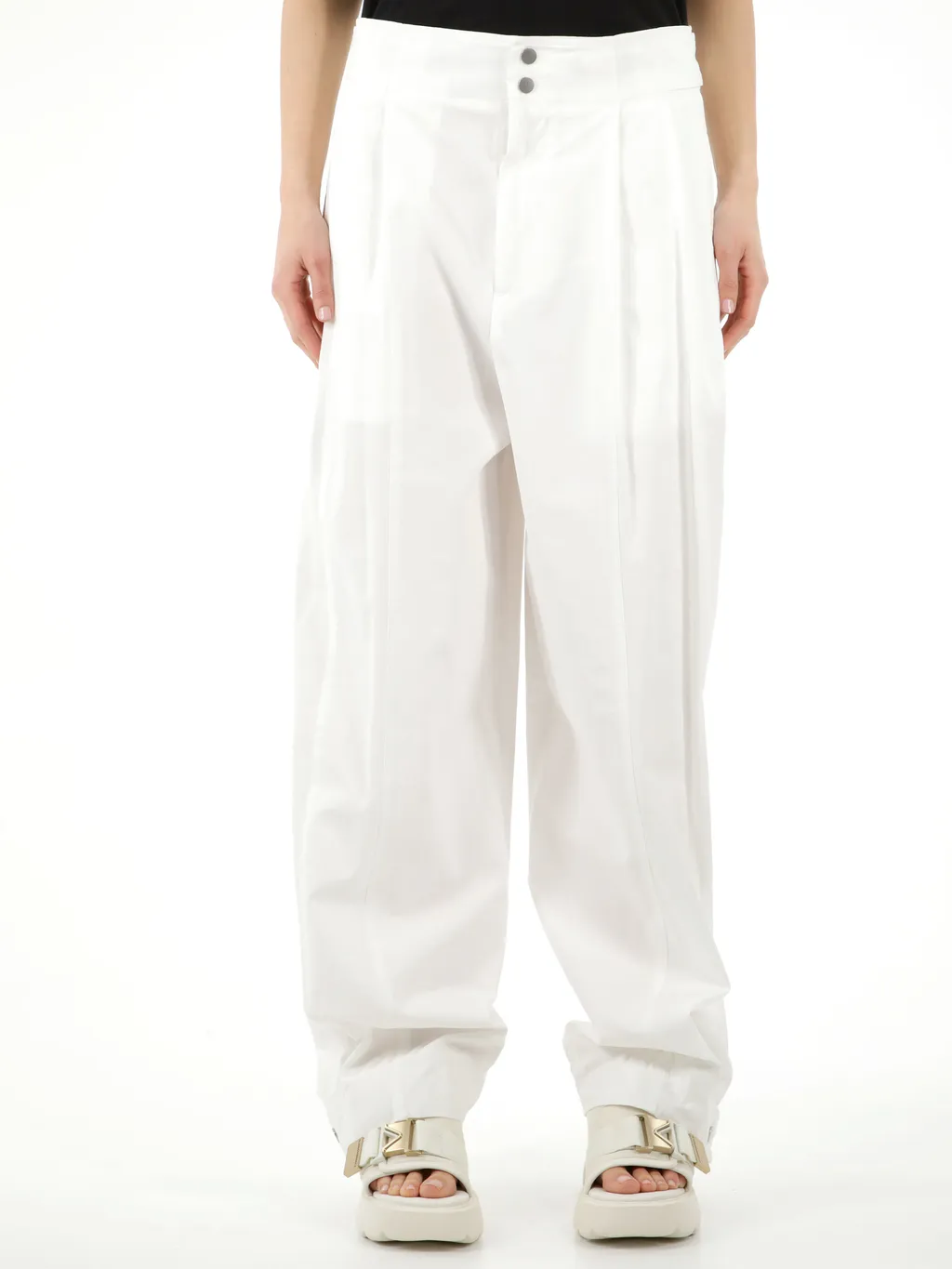 Mid-Rise Trousers