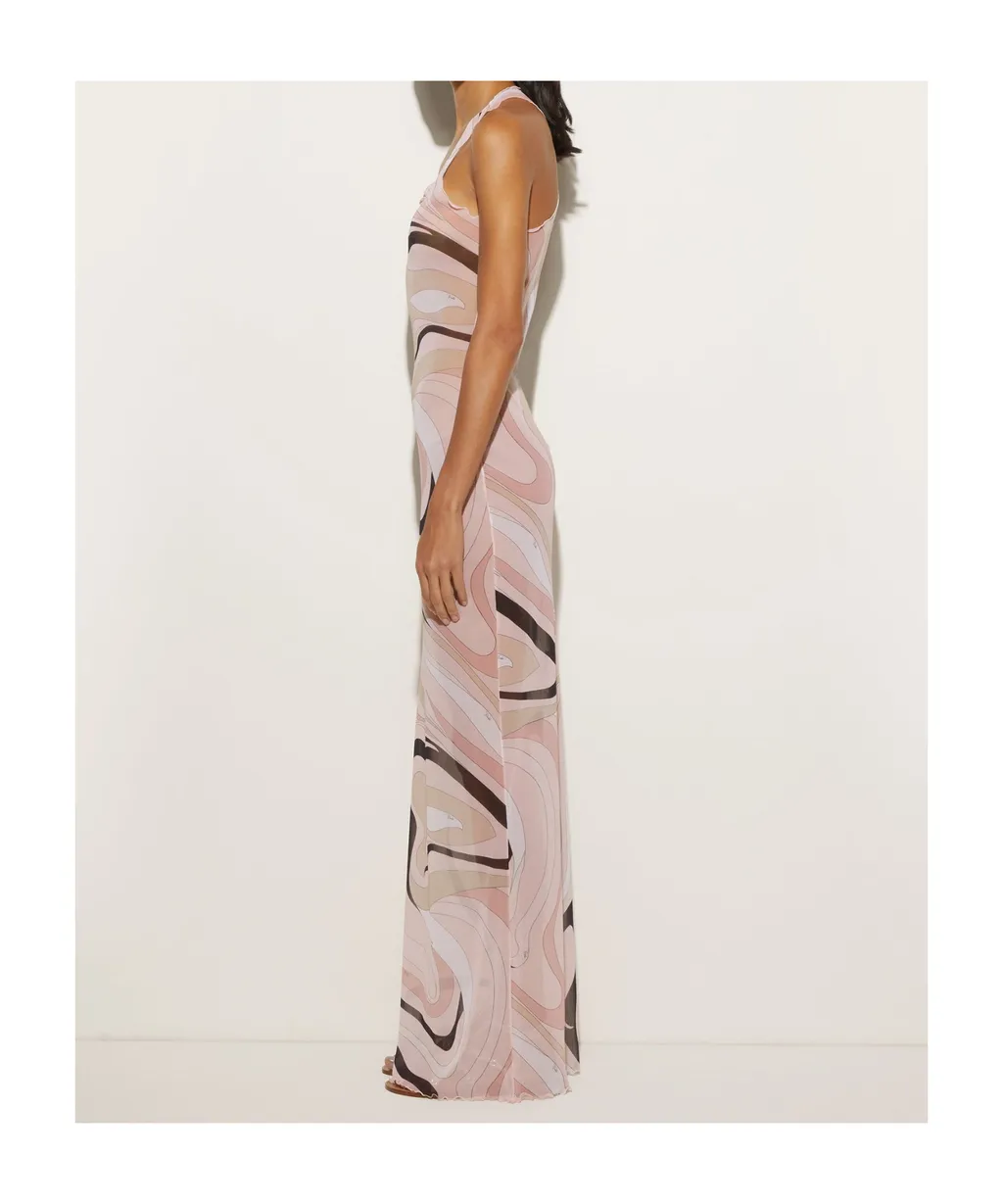 Iride-Printed Sleeveless Dress