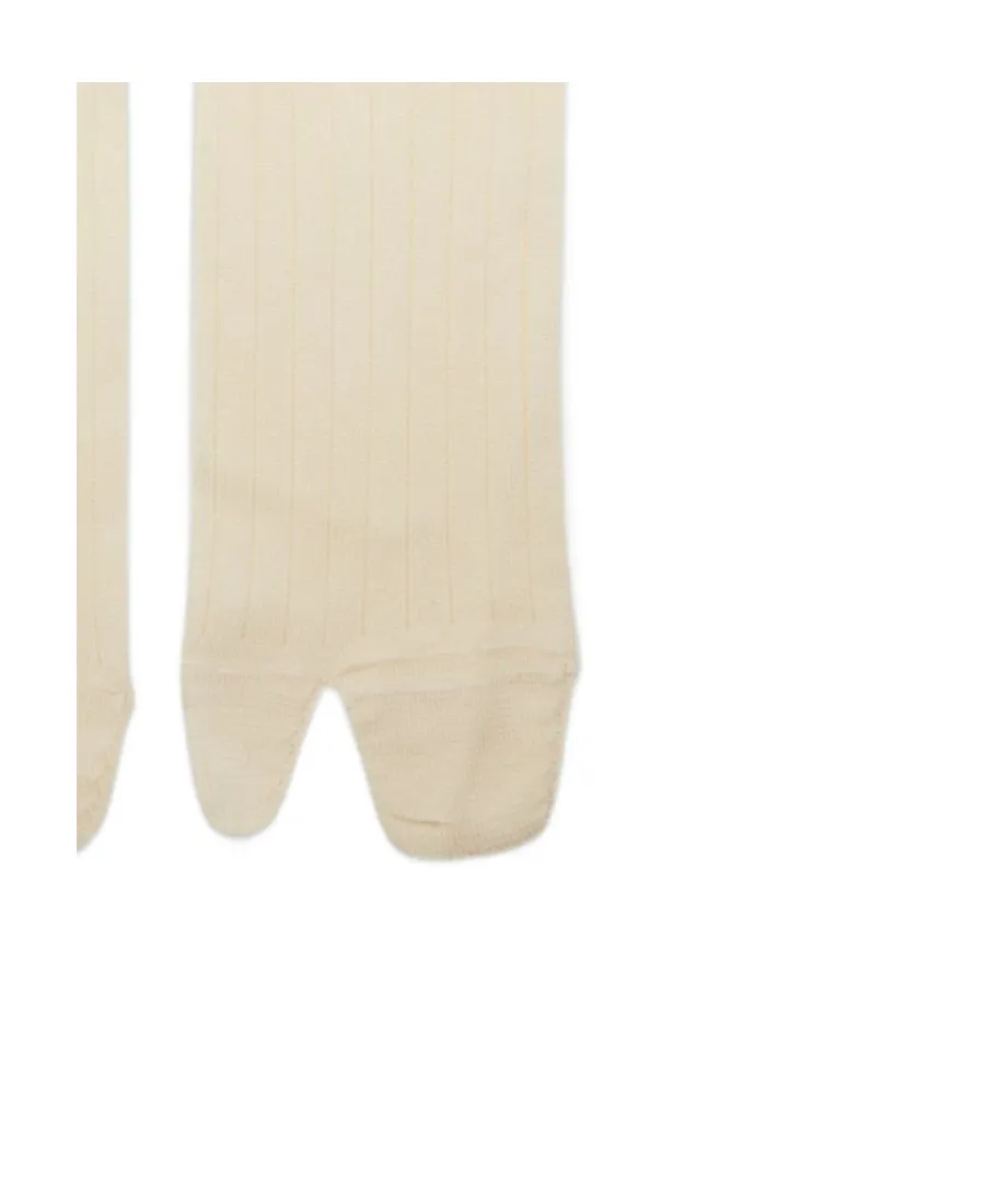 Embroidered Tabi Toe Socks