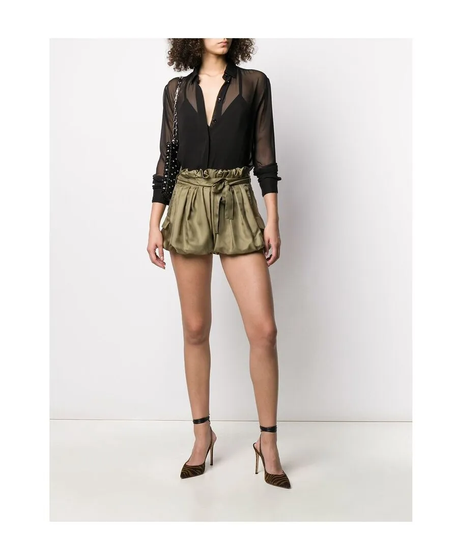 Bouffant Silk Shorts