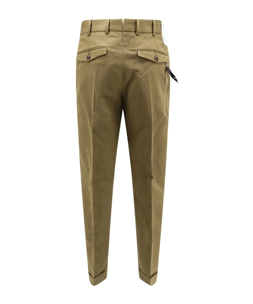 Pressed-Crease Tapered Trousers