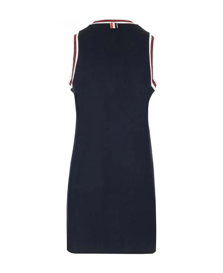 V-Neck Sleeveless Tennis Dress