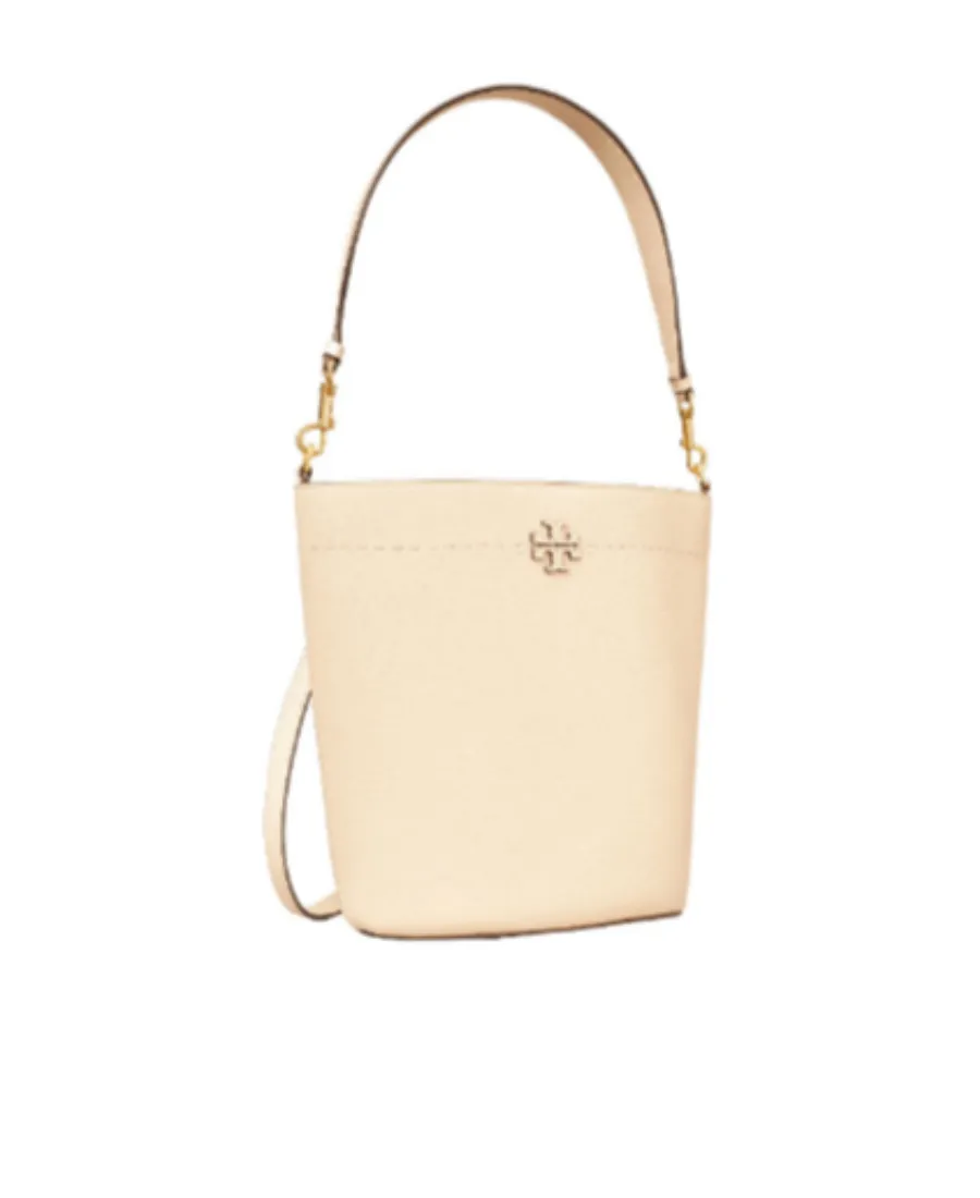 Mcgraw Double T Logo Plaque Bucket Bag