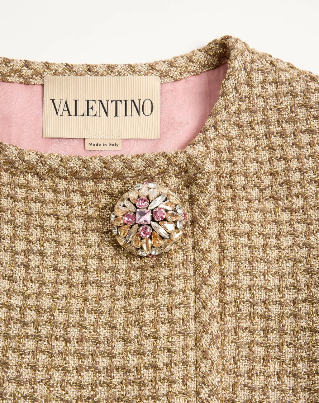 Lurex Tweed Mini Dress