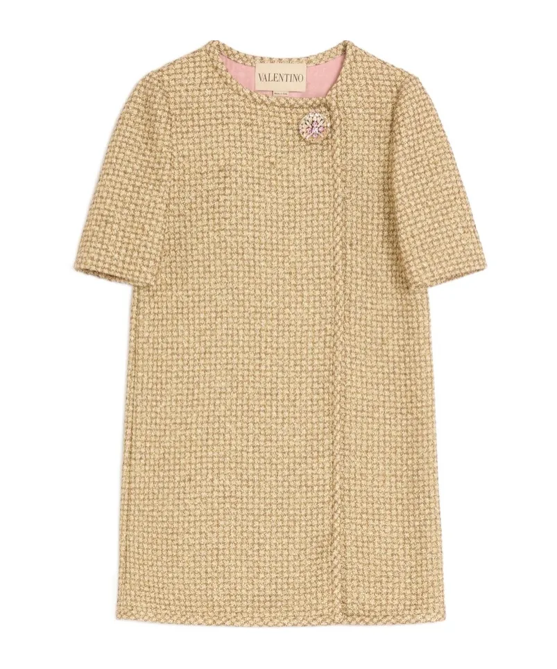Lurex Tweed Mini Dress