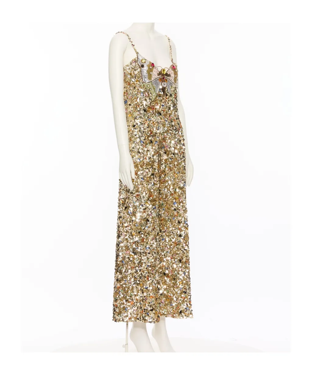 Embroidered Tulle Illusione Midi Dress