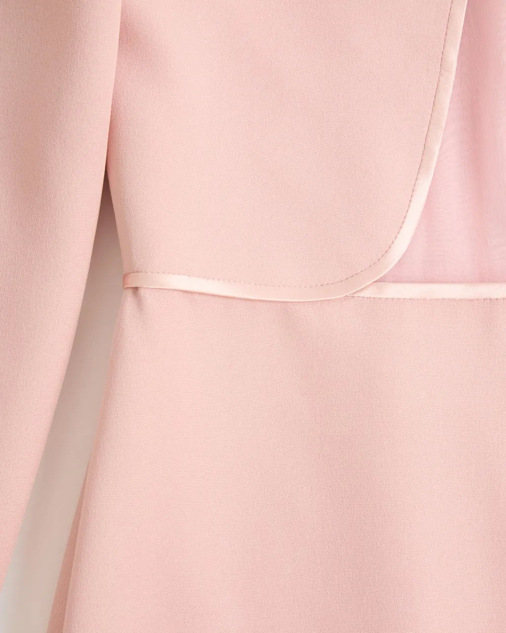 Midi Dress With Feather Trim