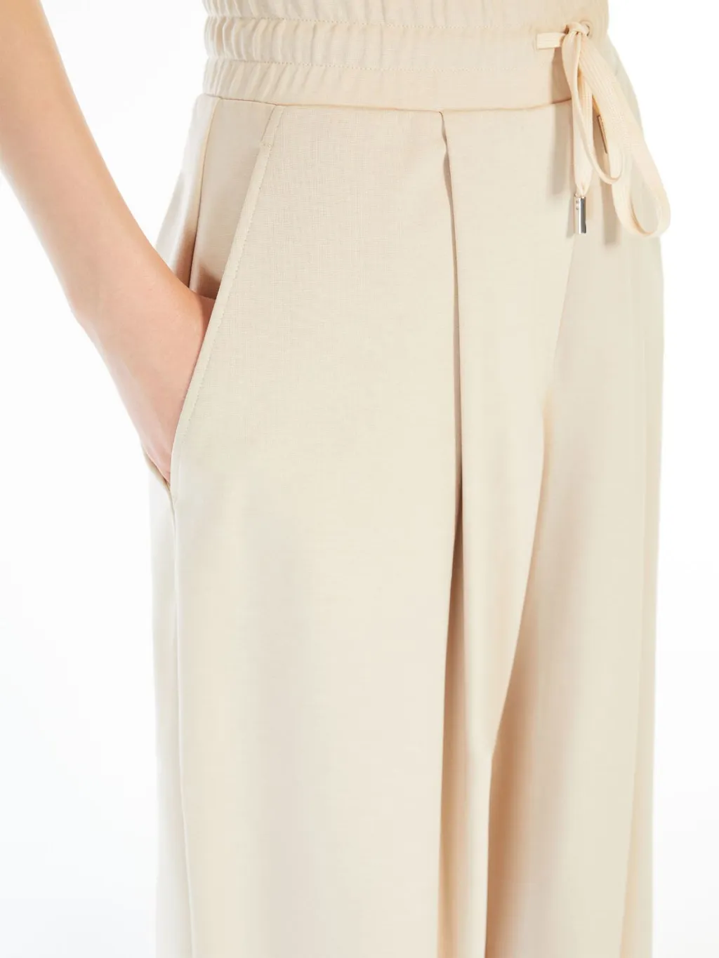 Drawstring Straight Leg Pants