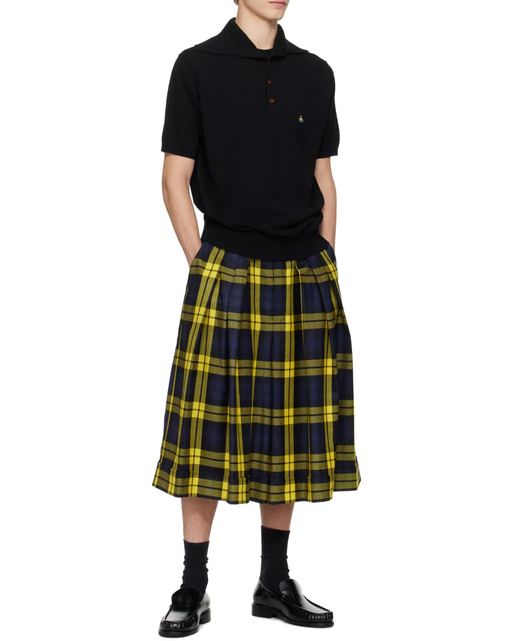 Logo Embroidered Knitted Alex Polo Shirt