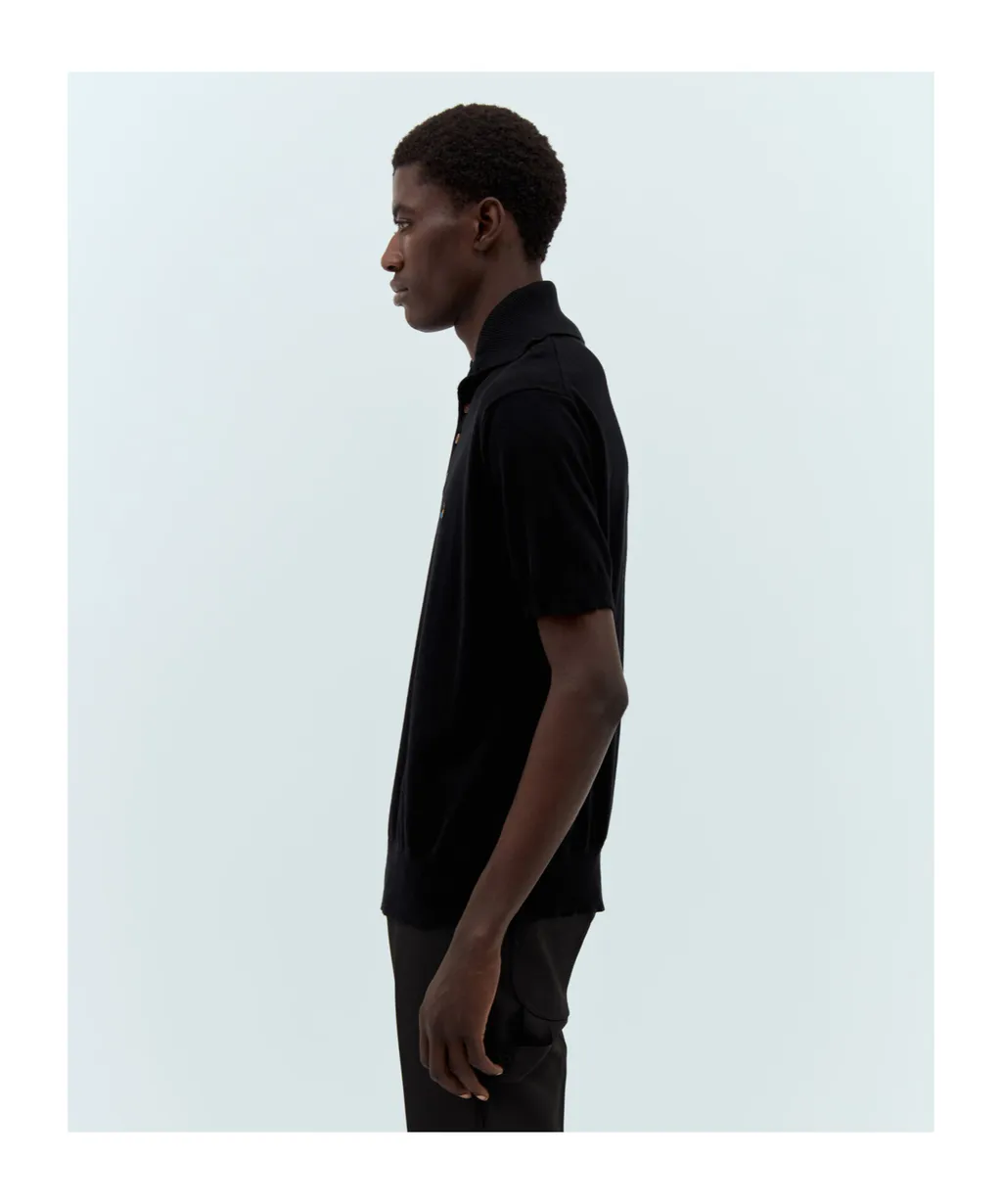 Logo Embroidered Knitted Alex Polo Shirt
