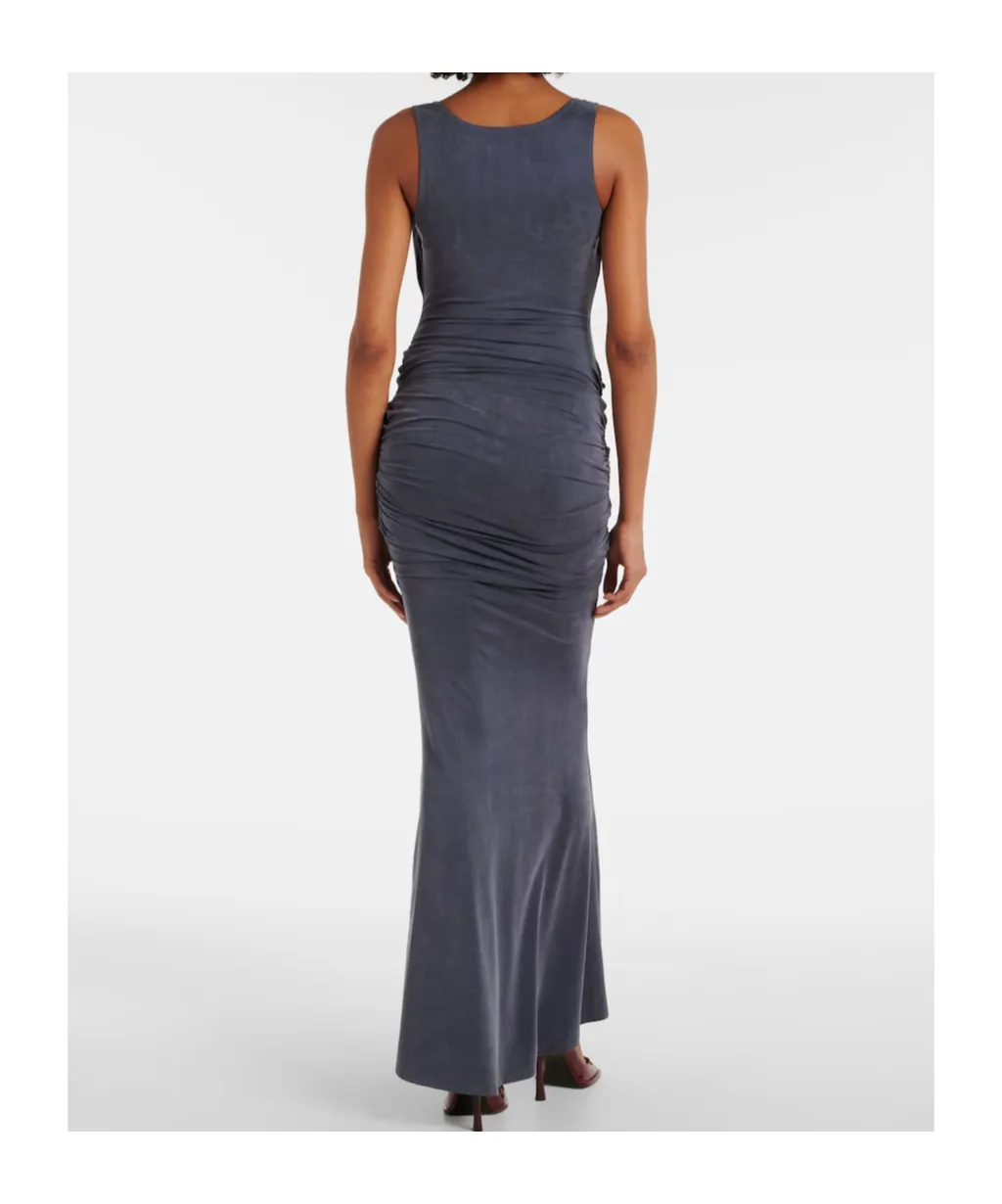 Liz Draped Jersey Maxi Dress