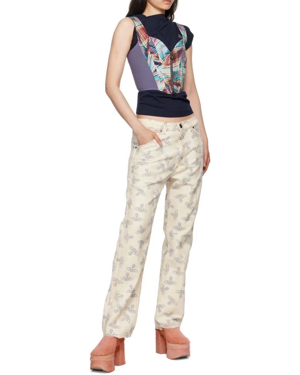 Asymmetric Short-Sleeved T-Shirt
