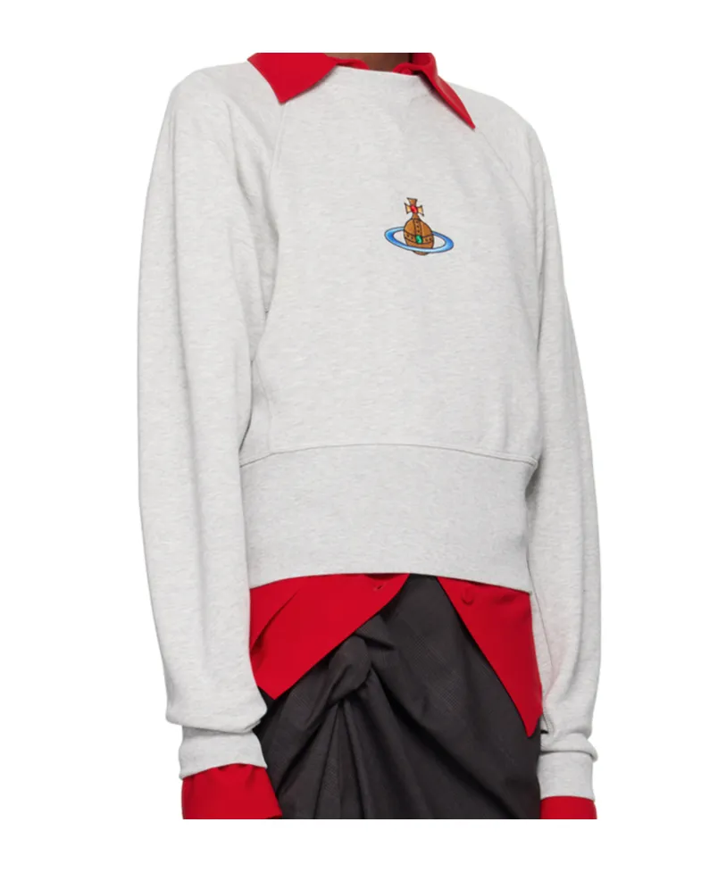 Orb Embroidered Crewneck Sweatshirt