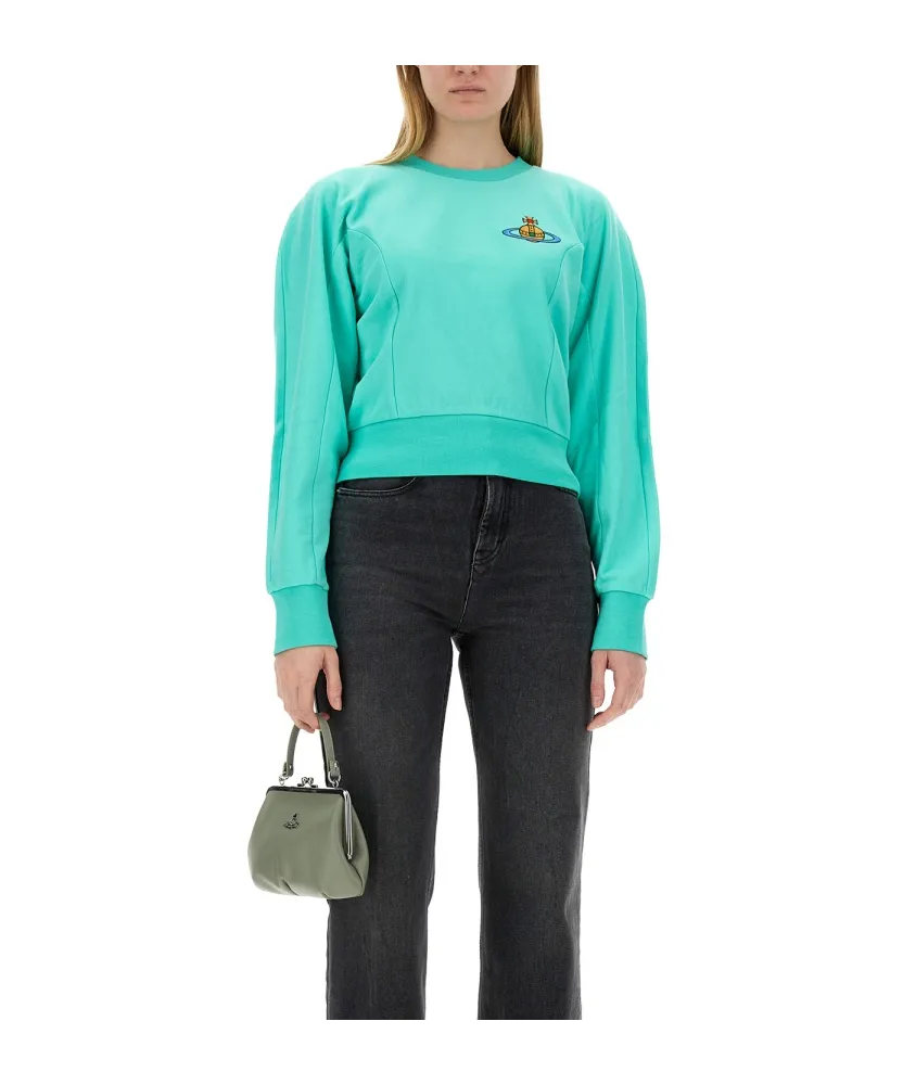 Logo-Embroidered Crewneck Sweatshirt