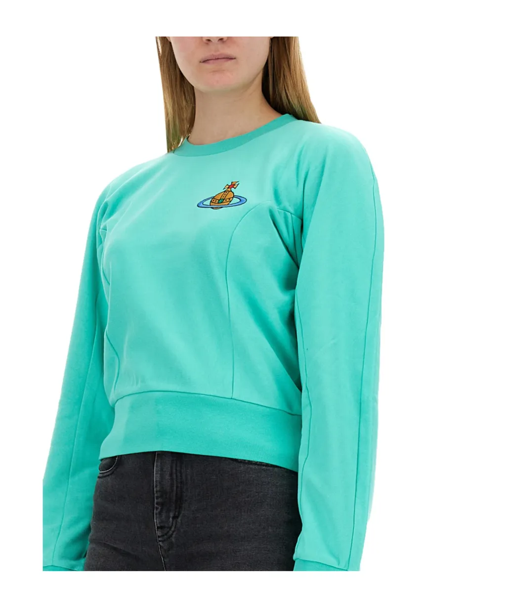 Logo-Embroidered Crewneck Sweatshirt