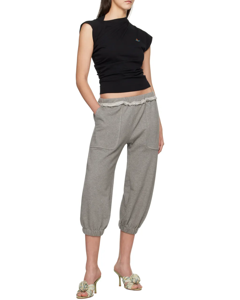 Asymmetric Short-Sleeved T-Shirt