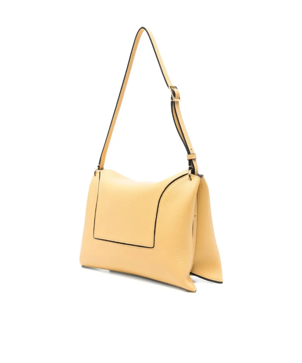 Penelope Slouch Logo-Detail Shoulder Bag