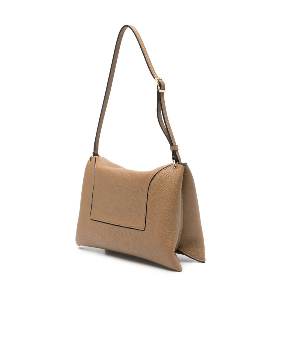 Penelope Slouch Logo-Detail Shoulder Bag