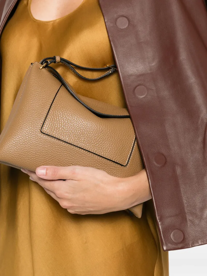 Penelope Slouch Logo-Detail Shoulder Bag