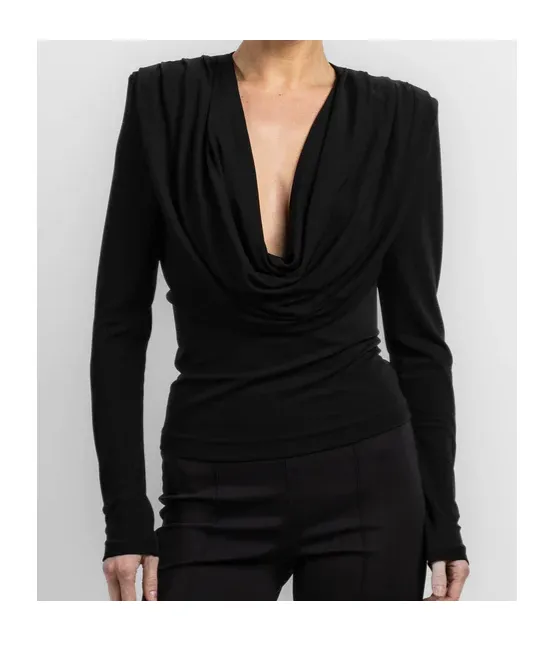 Evening Cowl Neck Top