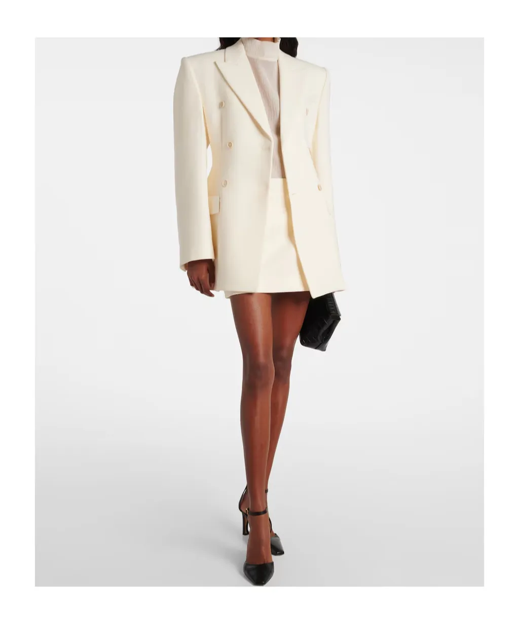 High-Waisted Straight Skirt