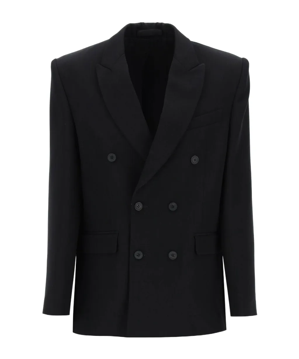 Double-Breasted Suit Jacket