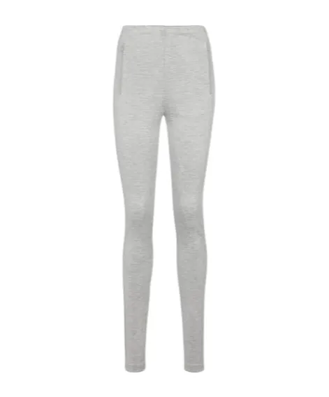 Jersey Split-Hem Leggings