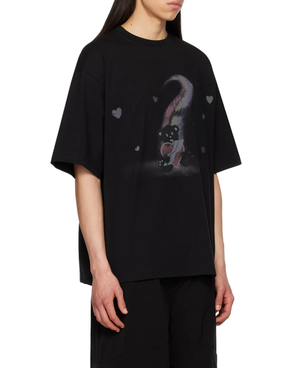 Teddy Bear Printed Crewneck T-Shirt