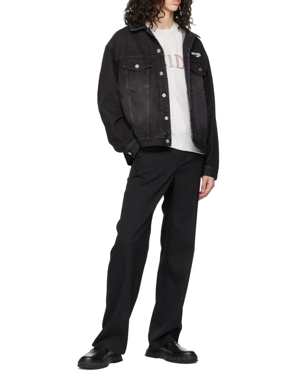 Logo-Print Denim Jacket