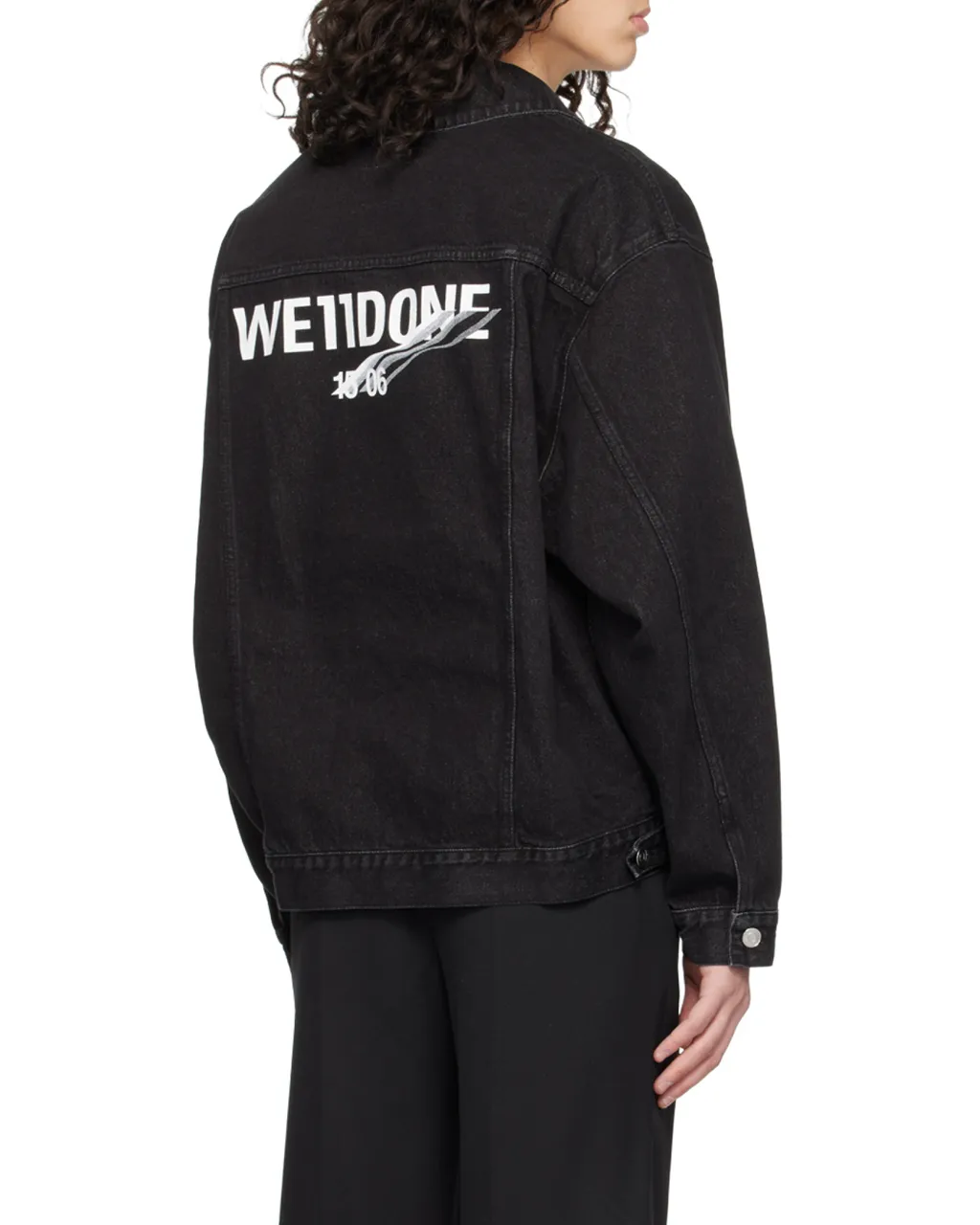 Logo-Print Denim Jacket