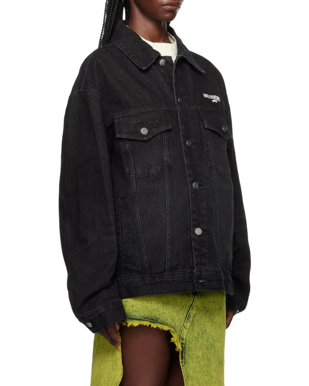 Logo-Print Denim Jacket