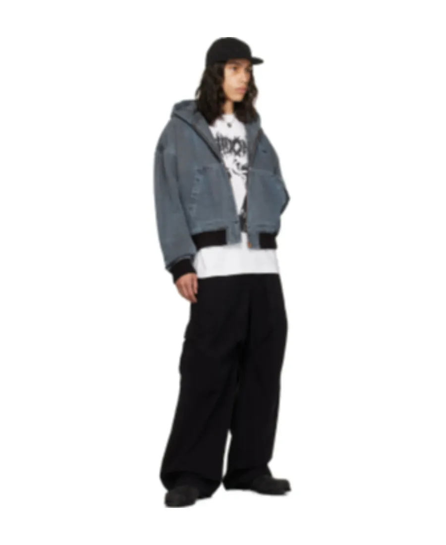 Logo Zipper Cotton Suit
