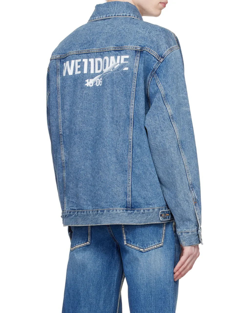 Logo-Print Denim Jacket