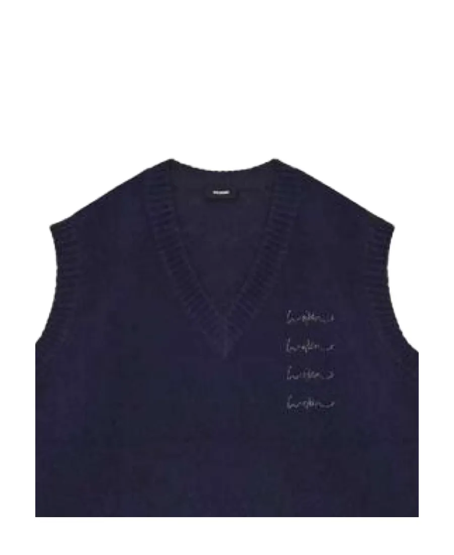 V-Neck Knitted Vest