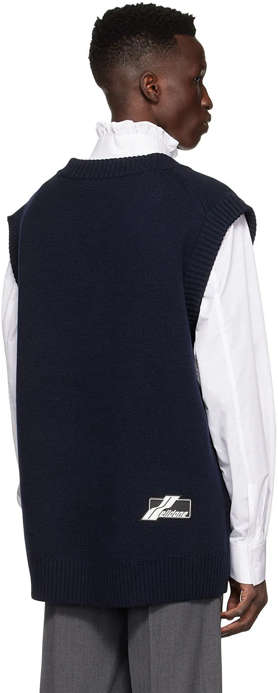 V-Neck Knitted Vest
