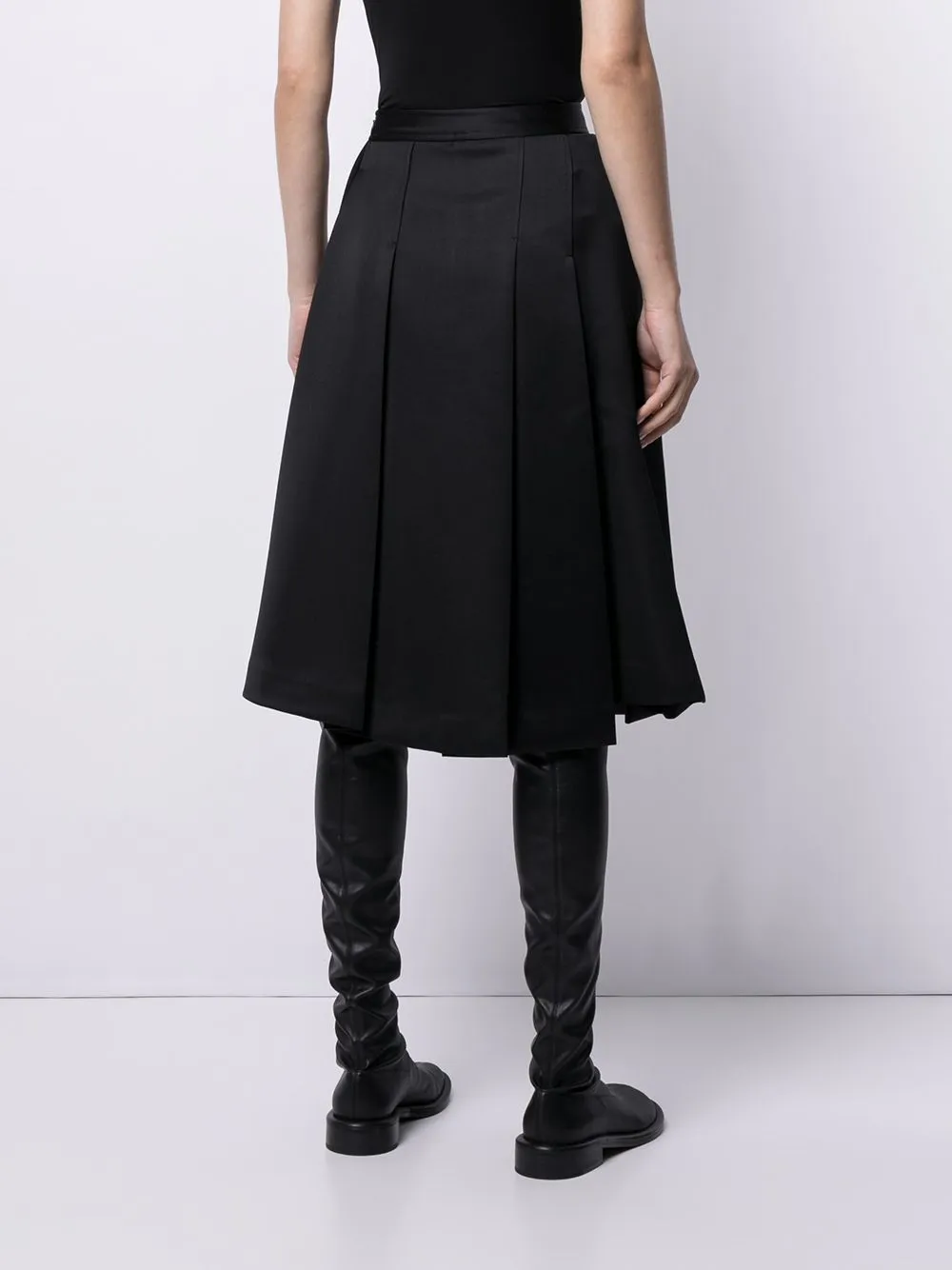 Pleated Midi Skirt
