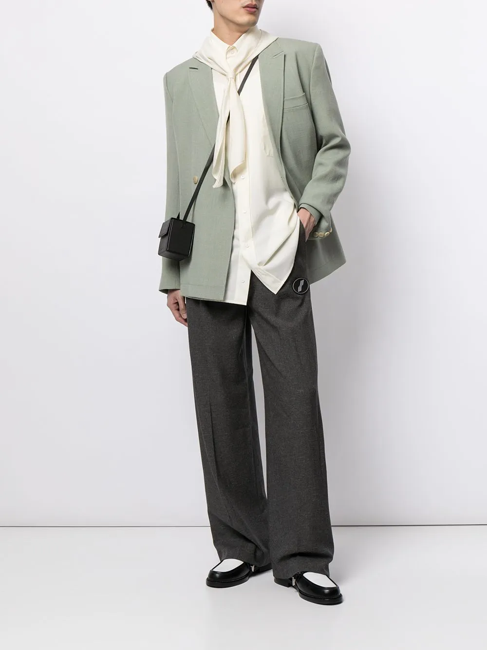 Logo Patch Wide Trousers