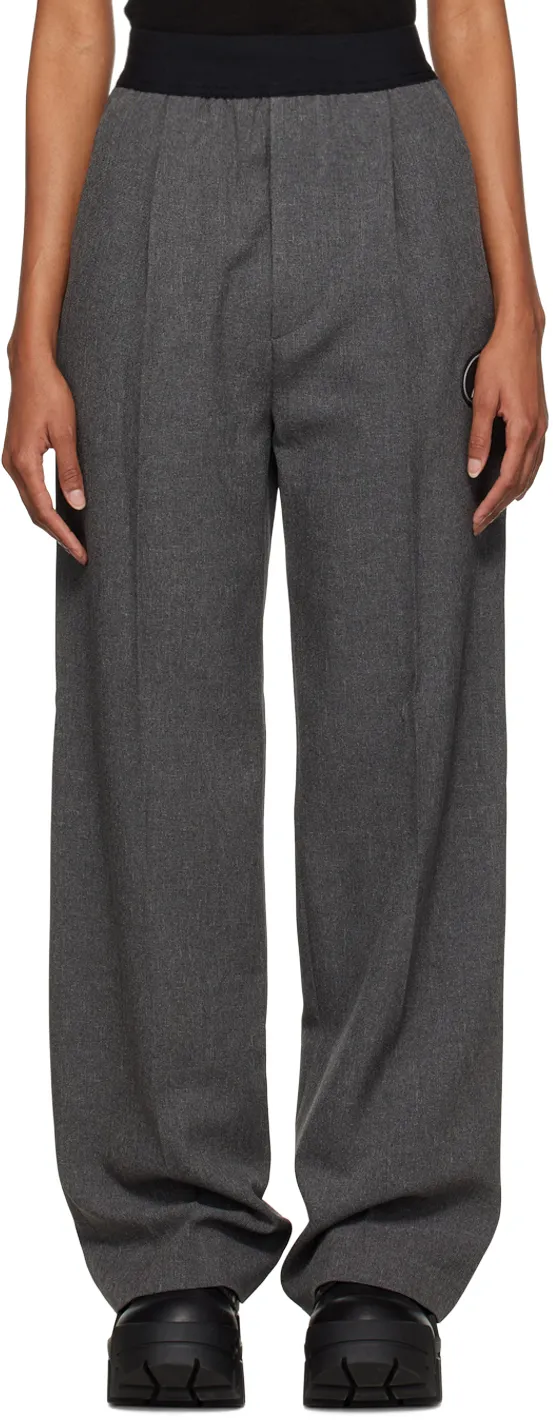 Logo Patch Wide Trousers