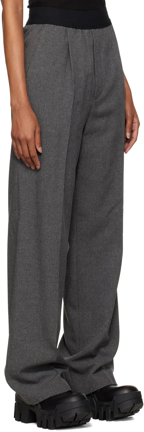 Logo Patch Wide Trousers
