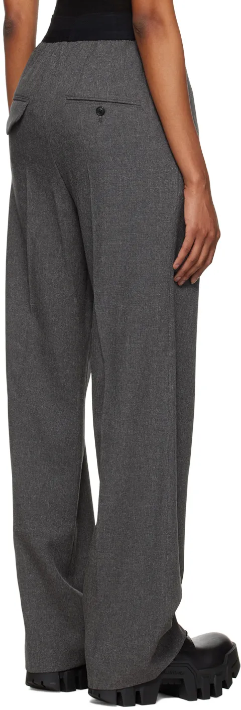 Logo Patch Wide Trousers