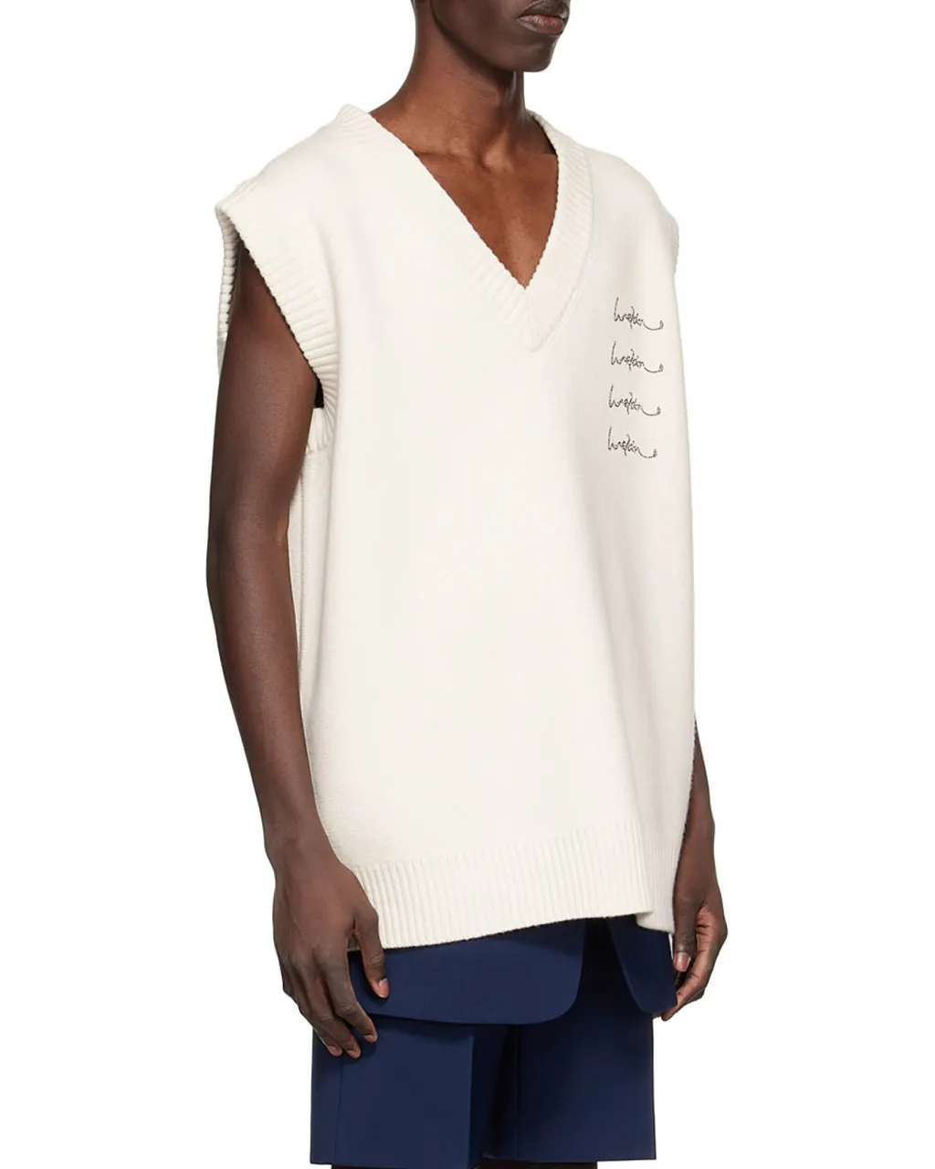 V-Neck Sleeveless Vest